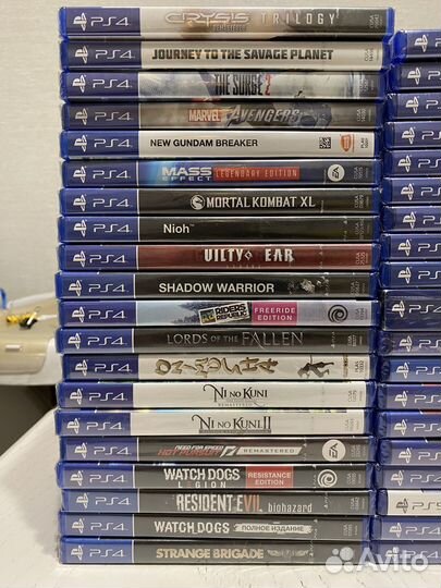 Коллекция запечатанных игр для ps4