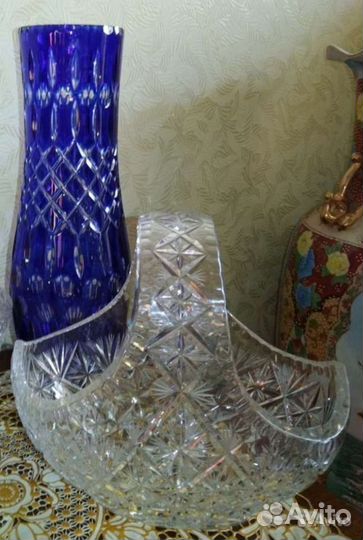 Вазы.Хрусталь. ГДР