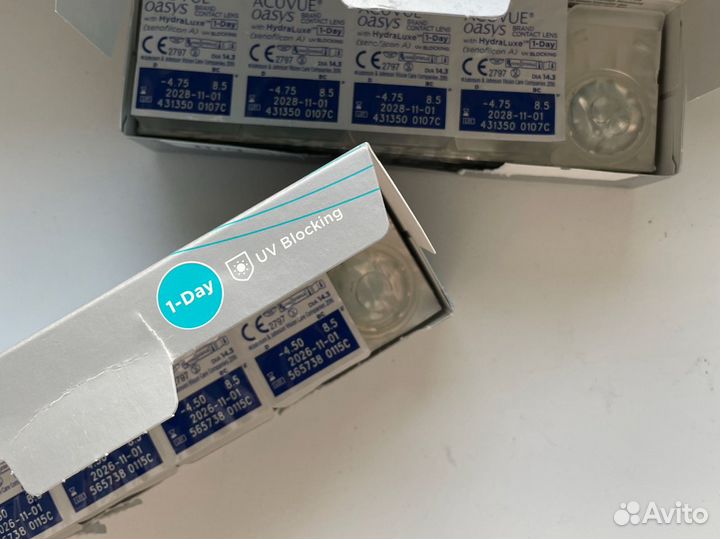 Линзы контактные acuvue oasys однодневные