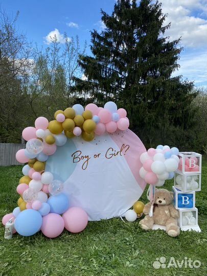 Фотозона на гендер пати продаю