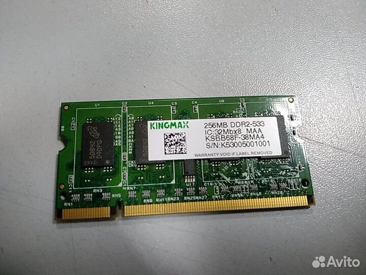 Sodimm ddr2 256mb+512mb память для ноутбука
