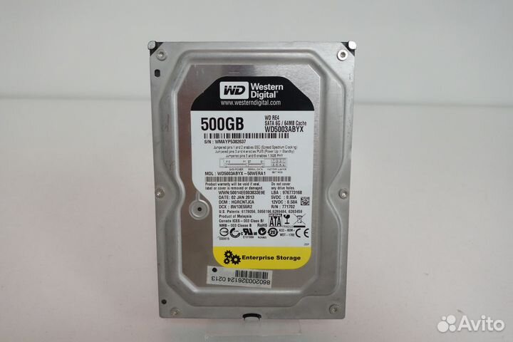 Жесткий диск WD WD5003abyx 500Гб #3