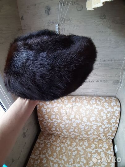 Шапка норковая женская 55