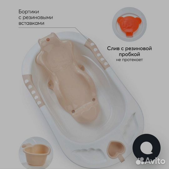 Ванночка для купания Happy baby