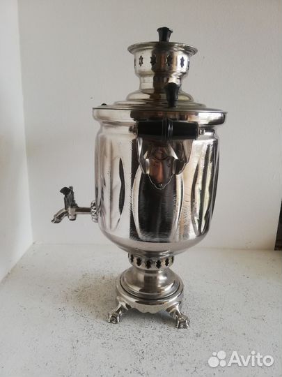 Самовар СССР тула 5л листья