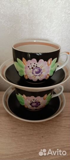 Чайная пара фарфор СССР