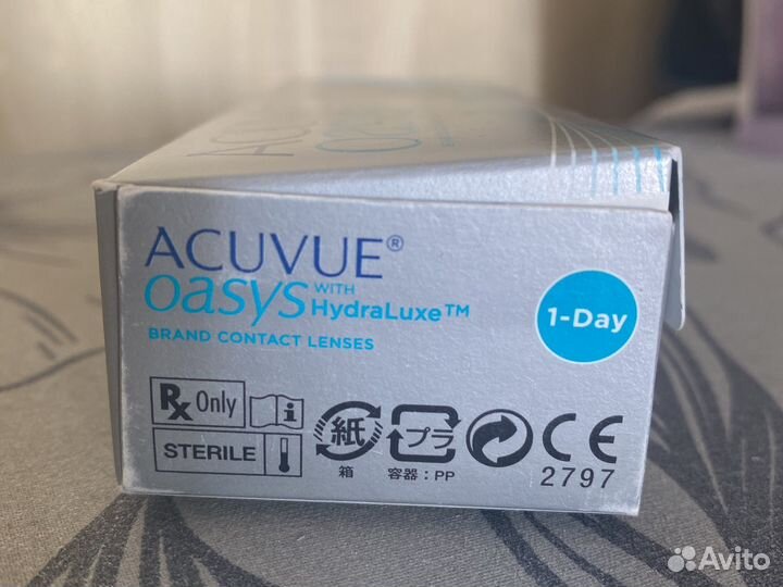 Линзы контактные acuvue oasys 1 day