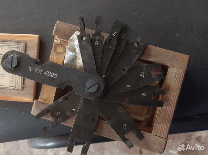 Набор шаблонов для дефектации шлиц