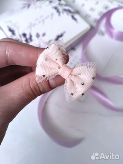 Мини бантики ручной работы