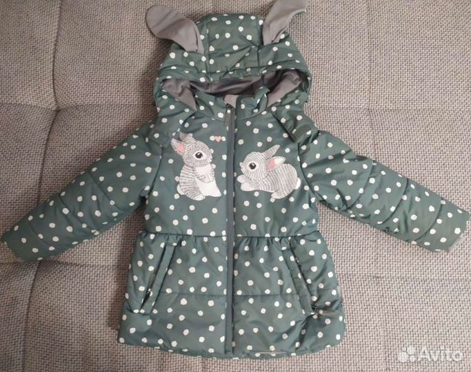 Зимняя куртка на девочку 98 104