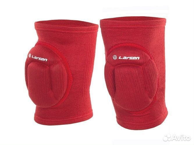 Наколенники Larsen, красный (Junior)