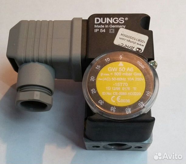 Датчик-реле давления dungs GW50A6