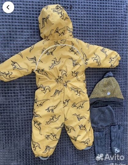 Зимний комбинезон крокид 92 98 мальчик