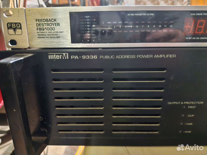 Усилитель + подавитель обратной связи