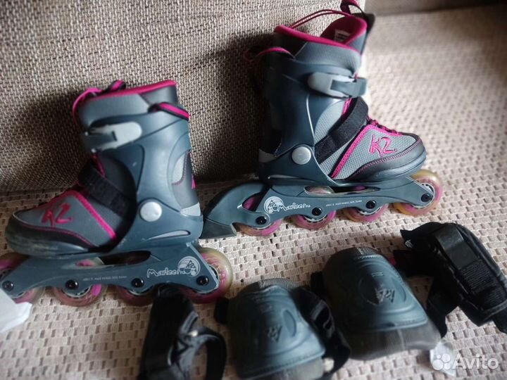 Роликовые коньки детские раздвижные