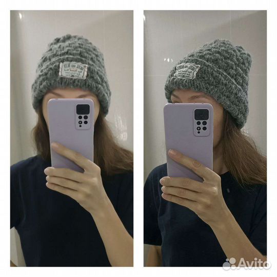 Шапка 100 шерсть