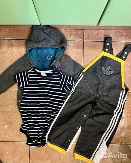 Вещи пакетом на мальчика 80 86 92