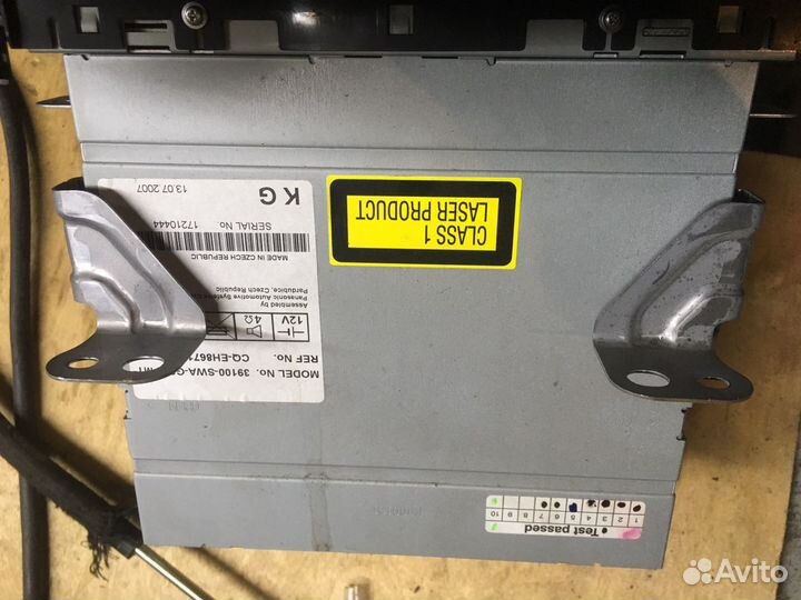 Штатная магнитола на honda CR-V RE5