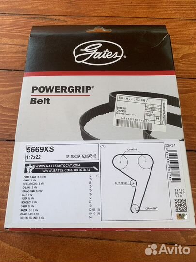 Ремень грм gates для Ford Focus