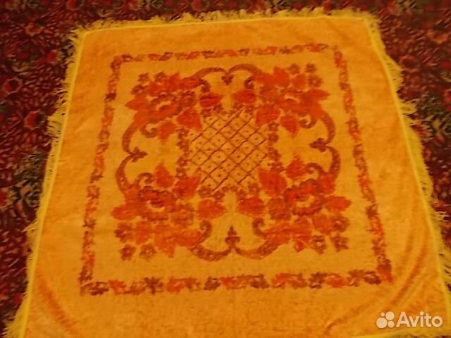 Скатерть плюшевая- винтаж. СССР