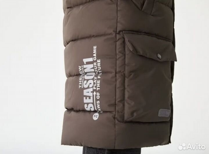 Парка зимняя с мехом