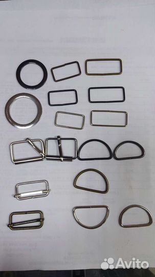 Металлическая и пластиковая фурнитура