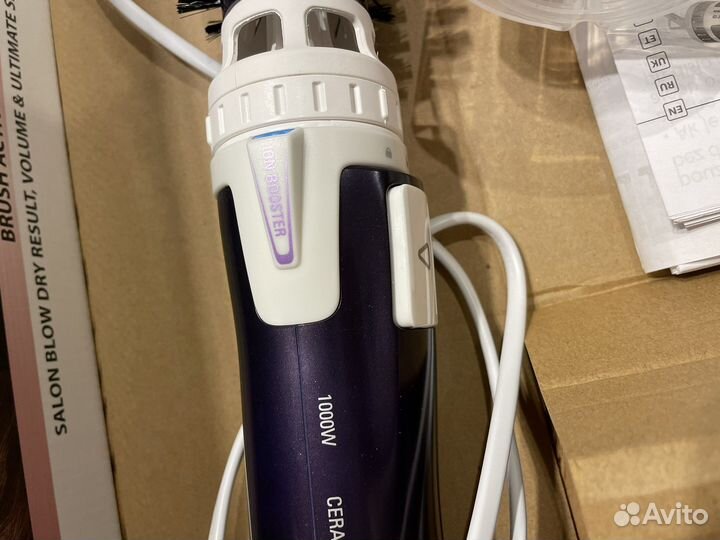 Фен щетка rowenta новая