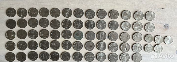 Коллекция монет американских