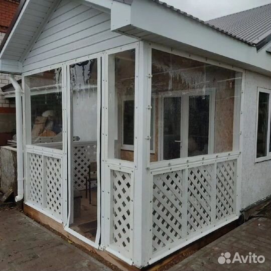 Мягкие окна для террасы