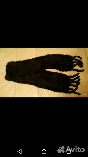 Шарф норковый новый