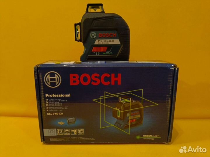 Лазерный нивелир Bosch GLL 3-60 XG