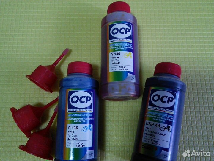 Чернила для Canon OCP Y136 C136 BKP44