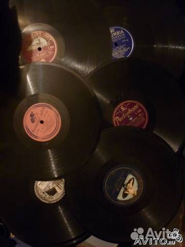 Пластинки для патефона, граммофона и винил