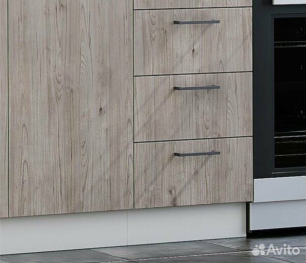 Готовая кухня 2 метра графит софт