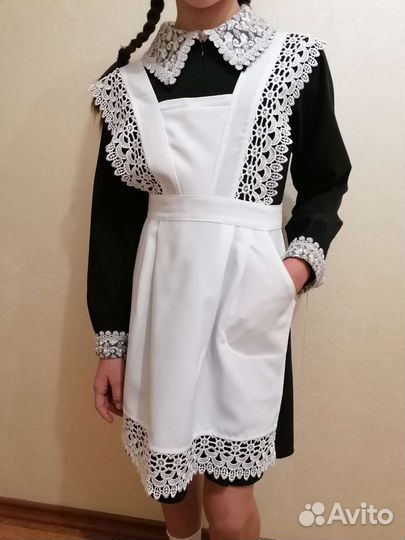 Новый Фартук для девочки с 1 по 11 класс