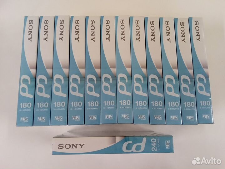 13 шт. Новые видео кассеты Sony