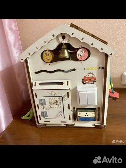 Бизиборд домик со светом большой