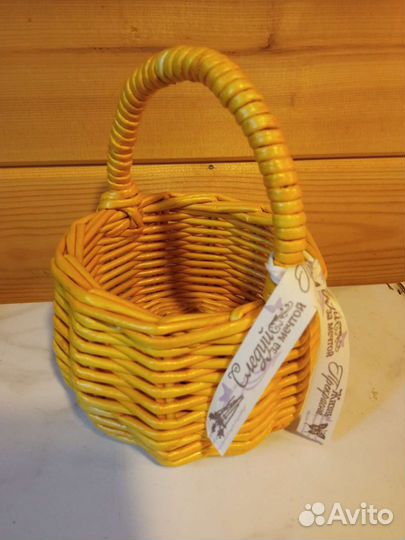 Корзина плетеная маленькая