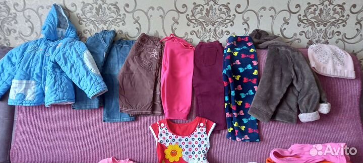 Пакет вещей на девочку от 1 до 3