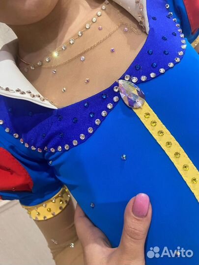 Платье для фигурного катания белоснежка 122