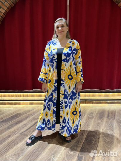 Узбекский чапан. Халат накидка. Абайя