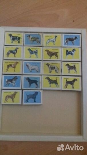 Набор сувенирных спичек - служебные собаки