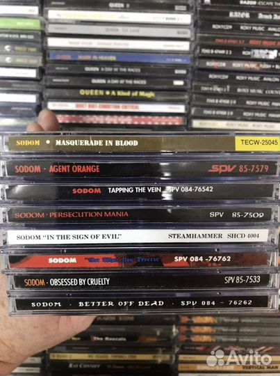 Музыкальные cd диски Sodom