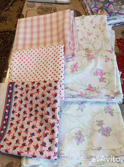 Отрез ткани хлопок СССР Новые