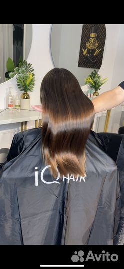 Кератиновое выпрямление волос