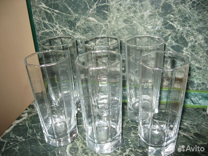 Стаканы стекло 2 по 6 шт