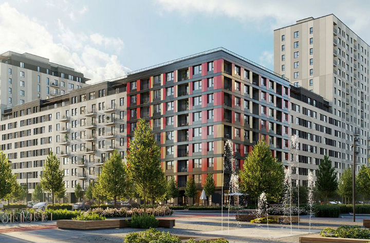 2-к. квартира, 64,8 м², 2/17 эт.