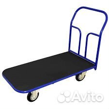 Тележка платформенная с резиновым покрытием тпр 6