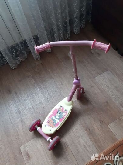 Самокат детский трехколесный бу