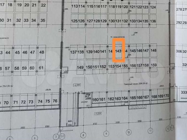 Машиноместо, 13 м²